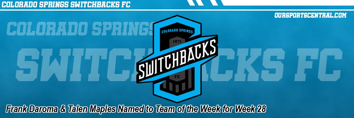 Frank Daroma & Talen Maples Named to Team of the Week for Week 28