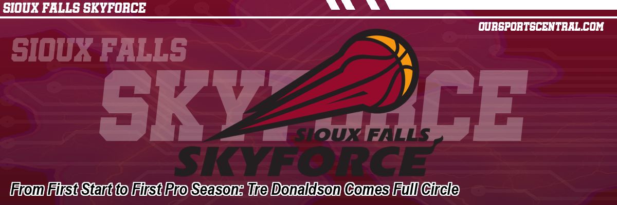 From First Start to First Pro Season: Tre Donaldson Comes Full Circle