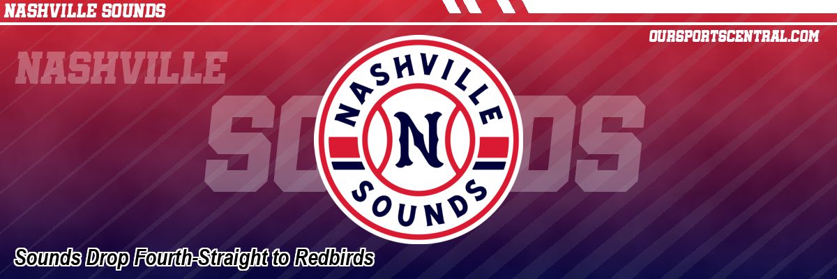 Sounds Drop Fourth-Straight to Redbirds