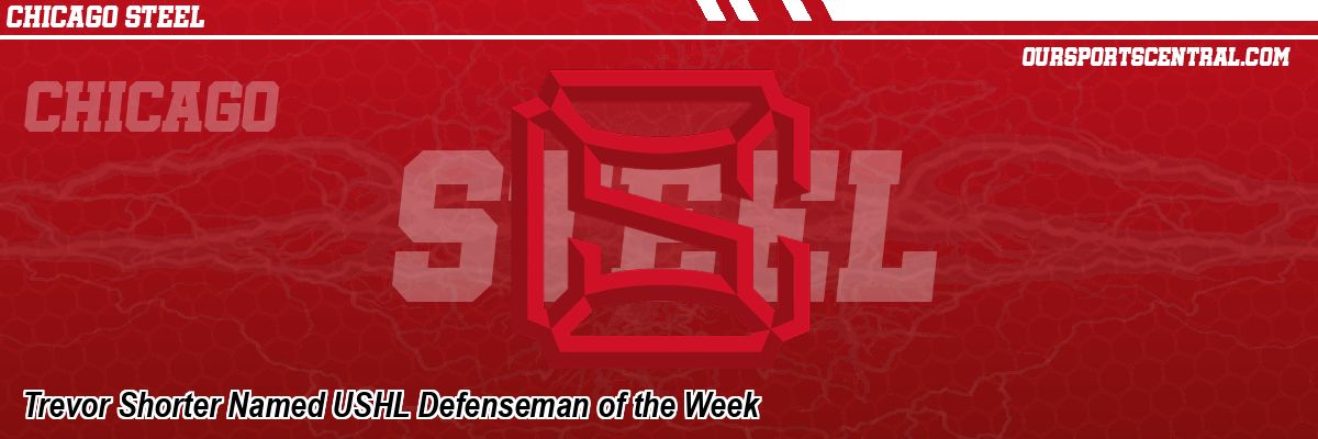 Trevor Shorter Named USHL Defenseman of the Week