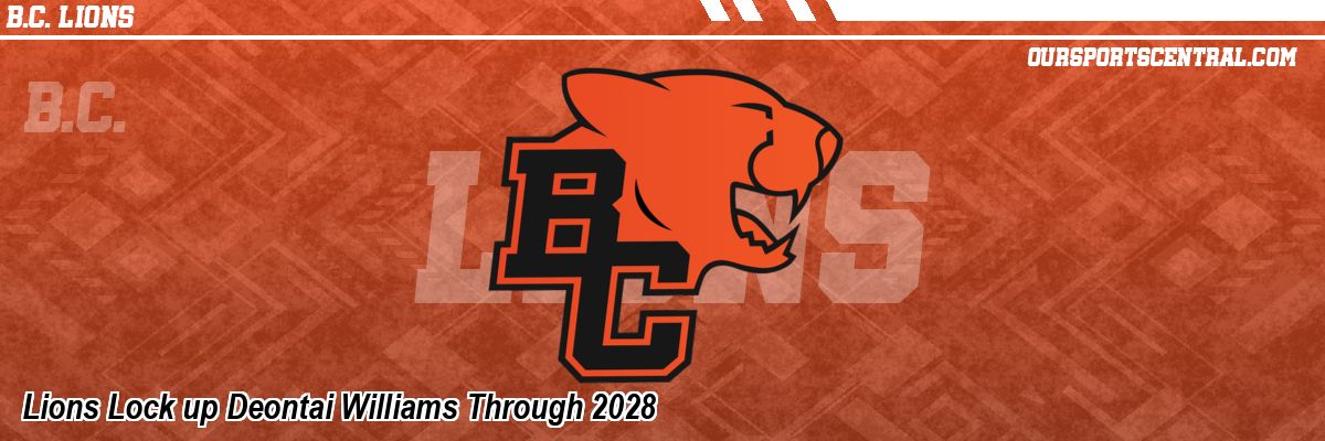 Lions Lock up Deontai Williams Through 2028