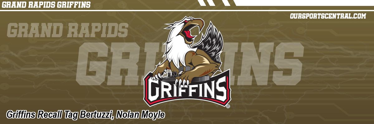 Griffins Recall Tag Bertuzzi, Nolan Moyle